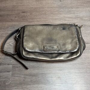 Buttery Soft Metallic Leather Marc by Marc Jacobs Crossbody Bag